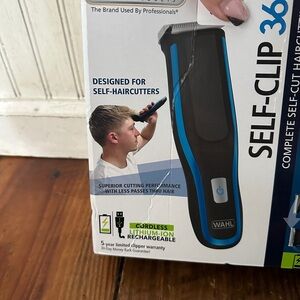 Wahl Self-Clip 360 Hair Clipper - Black and Blue